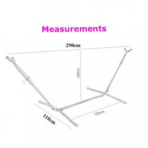 MSW Furniture High Quality Hammock with Space Saving Steel Stand Includes Portable Carrying Case - Toytexx MSW Furniture High Quality Hammock with Space Saving Steel Stand Includes Portable Carrying Case - Toytexx